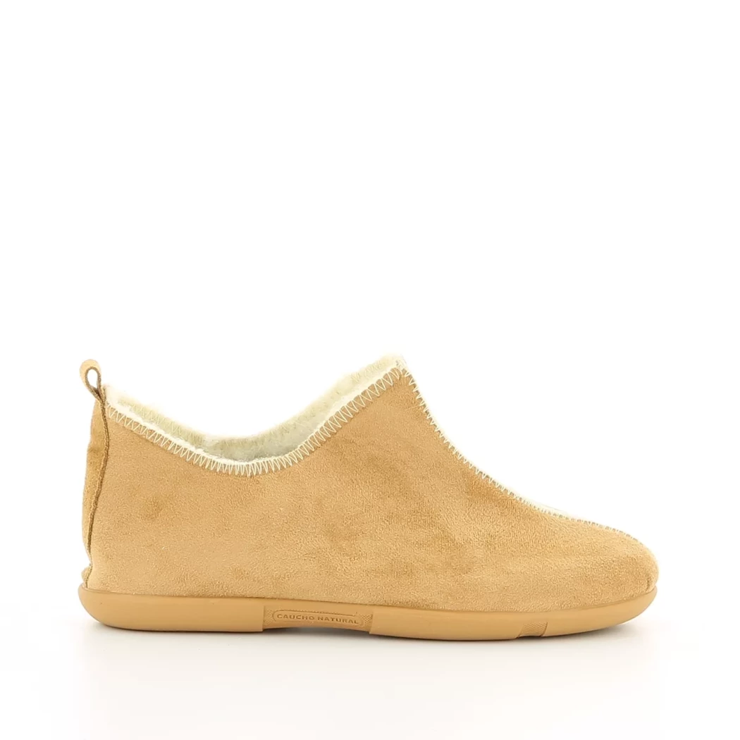 Image (2) de la chaussures OUF!... - Pantoufles et Chaussons Cuir naturel / Cognac en Textile Image (2) de la chaussures OUF!... - Pantoufles et Chaussons Cuir naturel / Cognac en Textile