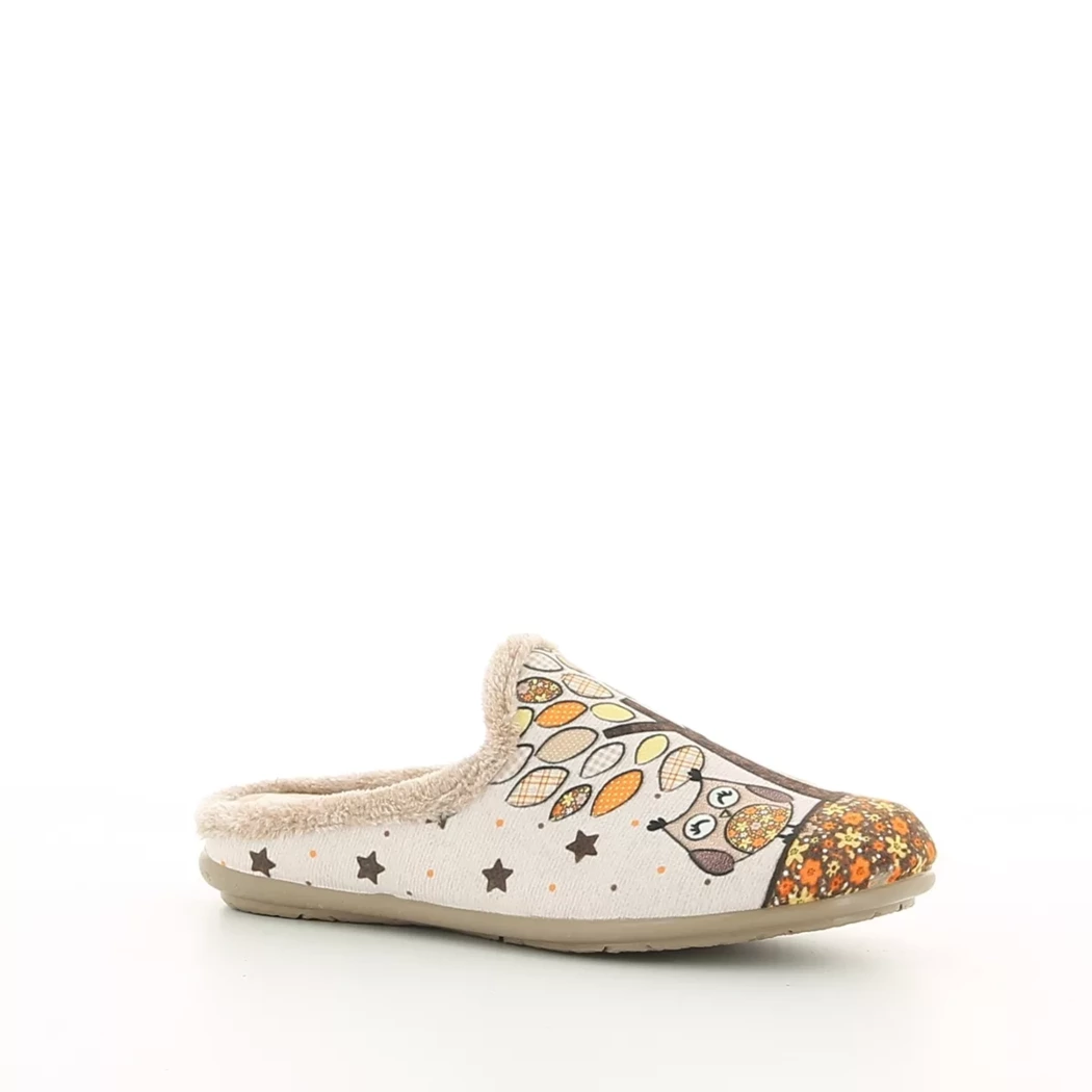 Image (1) de la chaussures OUF!... - Pantoufles et Chaussons Beige en Textile
