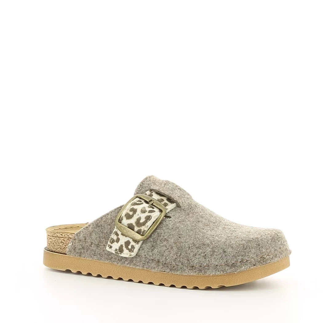 Image (1) de la chaussures OUF!... - Pantoufles et Chaussons Taupe en Textile Image (1) de la chaussures OUF!... - Pantoufles et Chaussons Taupe en Textile