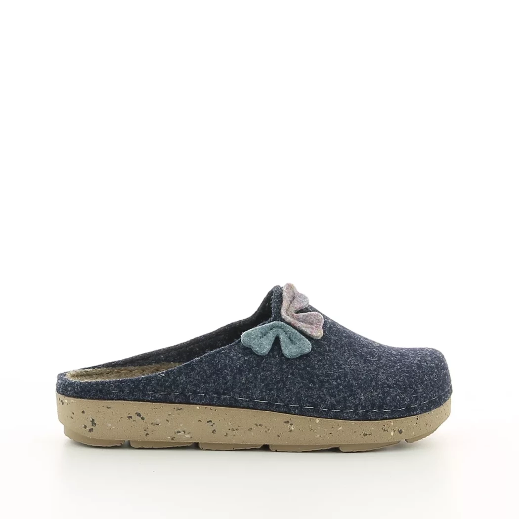 Image (2) de la chaussures OUF!... - Pantoufles et Chaussons Bleu en Textile