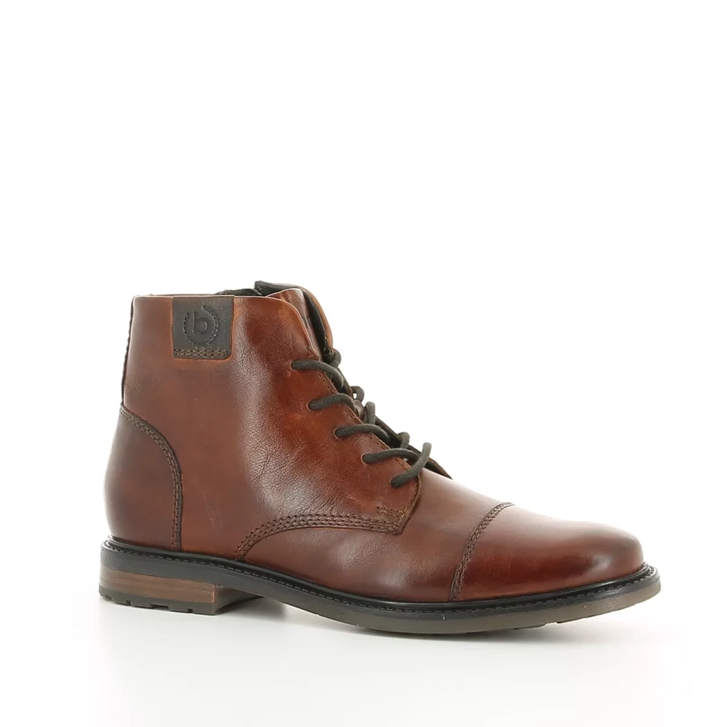 Image (1) de la chaussures Bugatti - Boots Cuir naturel / Cognac en Cuir
