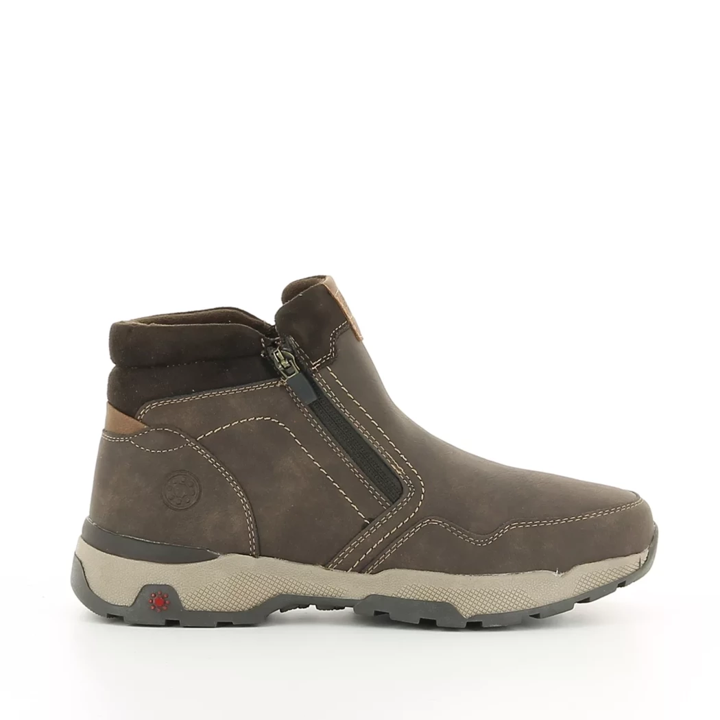 Image (2) de la chaussures Relife - Boots Marron en Cuir synthétique