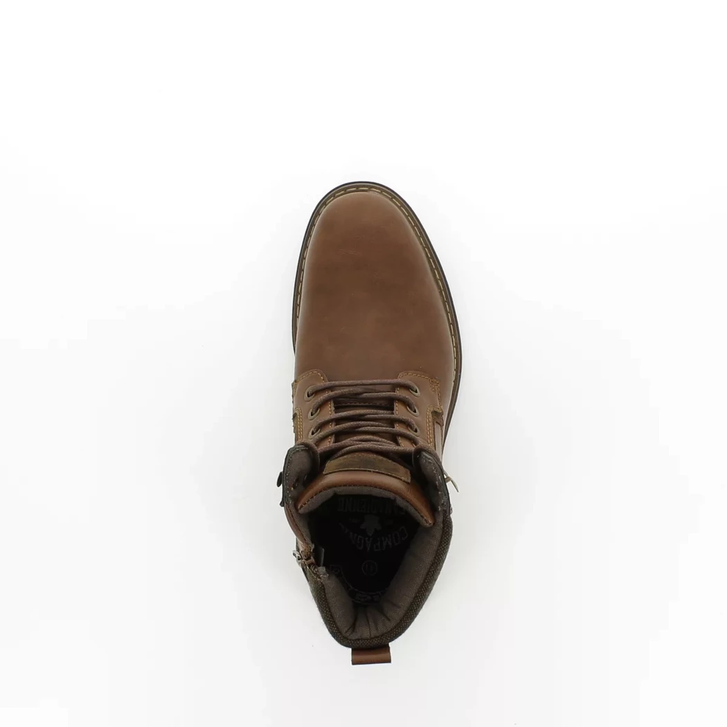 Image (6) de la chaussures Cie Canadienne - Bottines Marron en Cuir synthétique