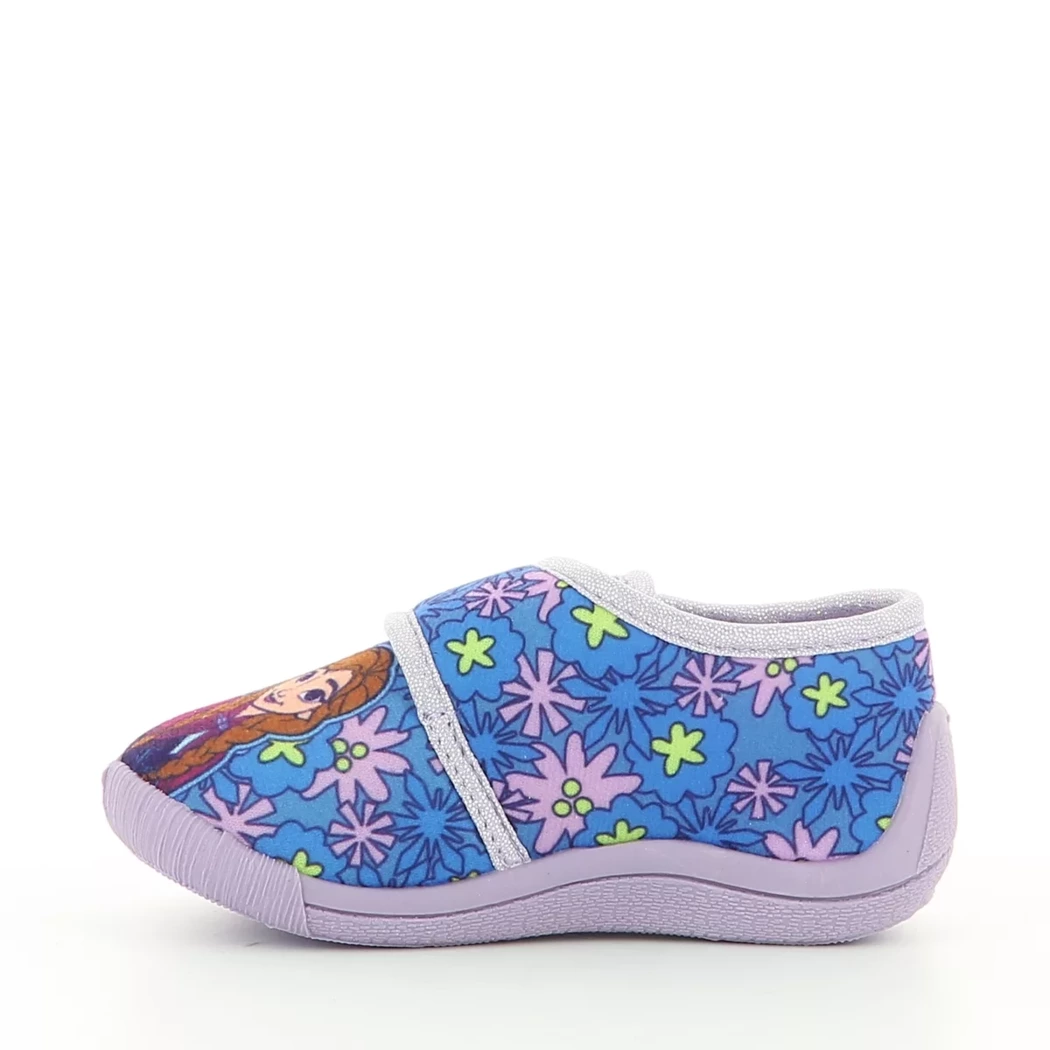 Image (4) de la chaussures Frozen - Pantoufles et Chaussons Bleu en Textile