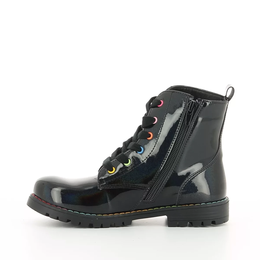 Image (4) de la chaussures Pretty Stories - Bottines Noir en Cuir synthétique
