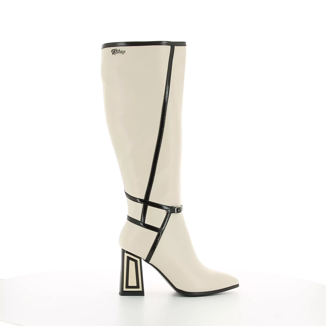 Image (2) de la chaussures Rock Away - Bottes Beige en Cuir synthétique