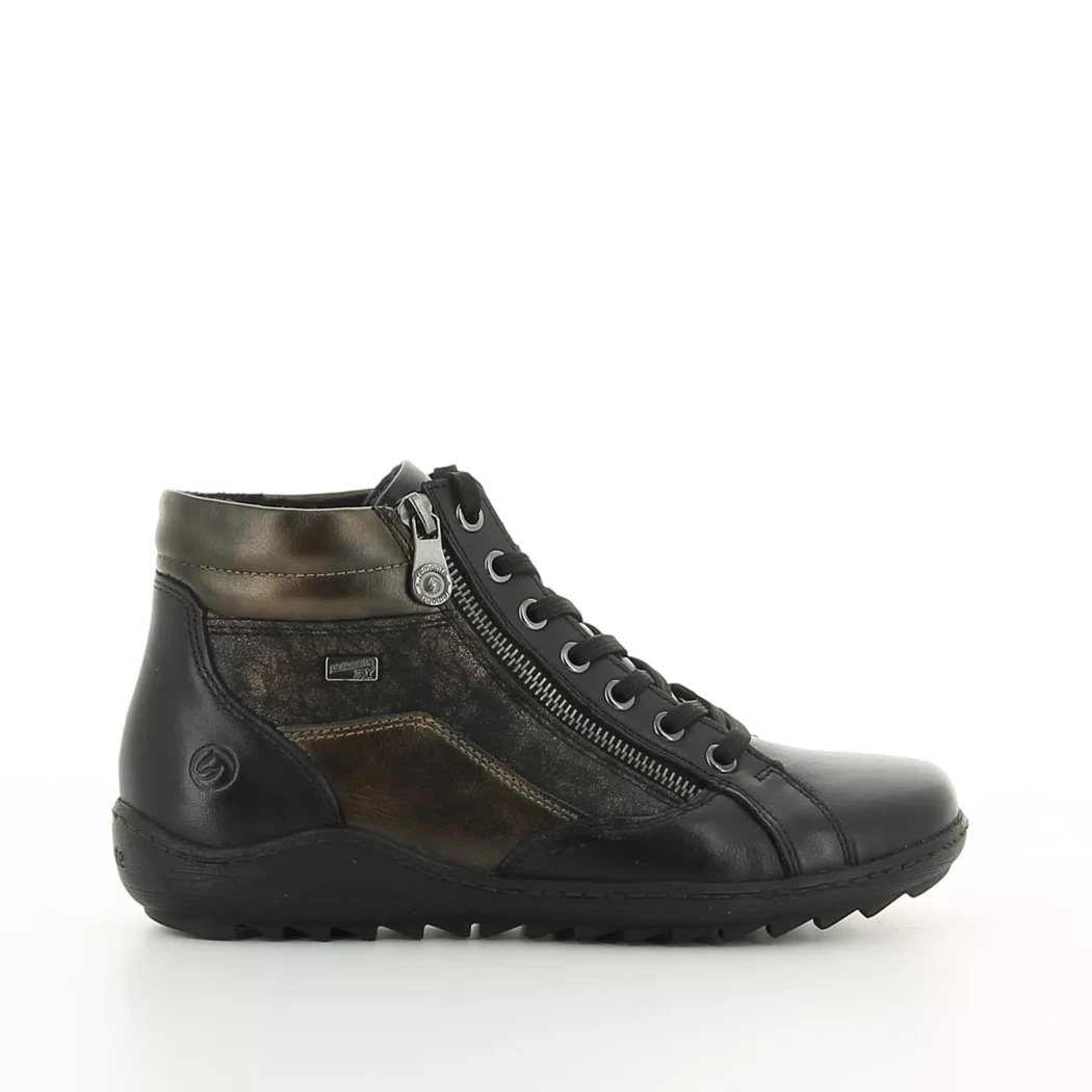 Image (2) de la chaussures Remonte - Bottines Noir en Cuir