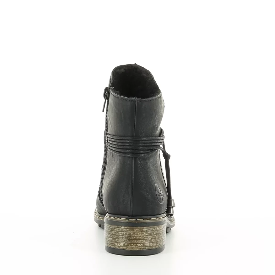 Image (3) de la chaussures Rieker - Boots Noir en Cuir synthétique