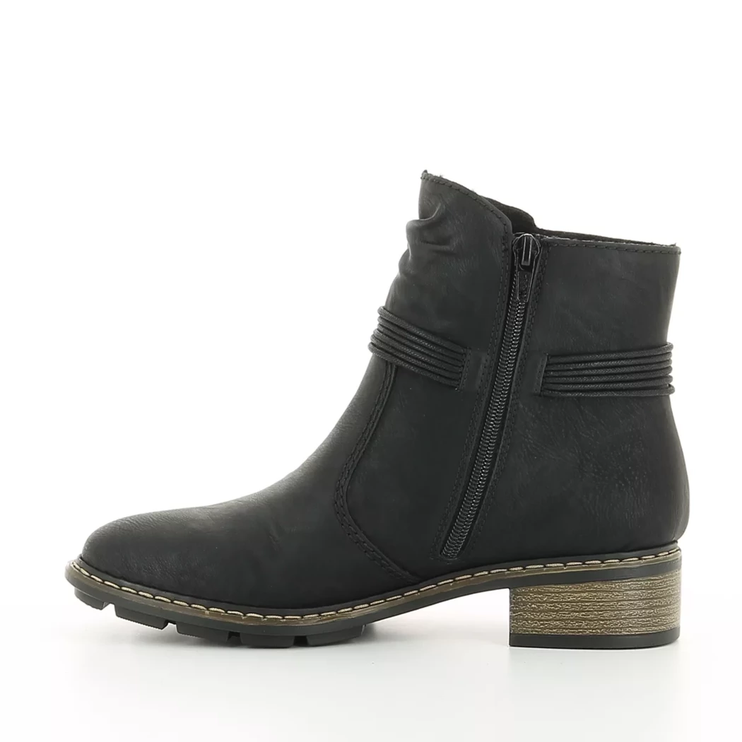 Image (4) de la chaussures Rieker - Boots Noir en Cuir synthétique