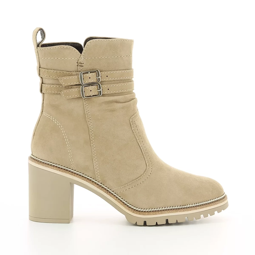 Image (2) de la chaussures Tamaris - Boots Taupe en Cuir nubuck
