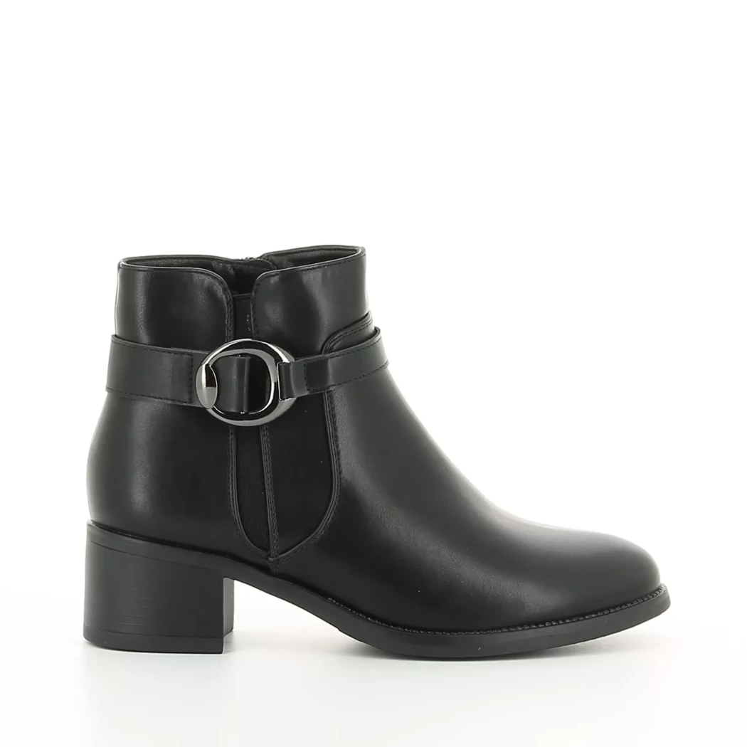 Image (2) de la chaussures Smart Standard - Boots Noir en Cuir synthétique