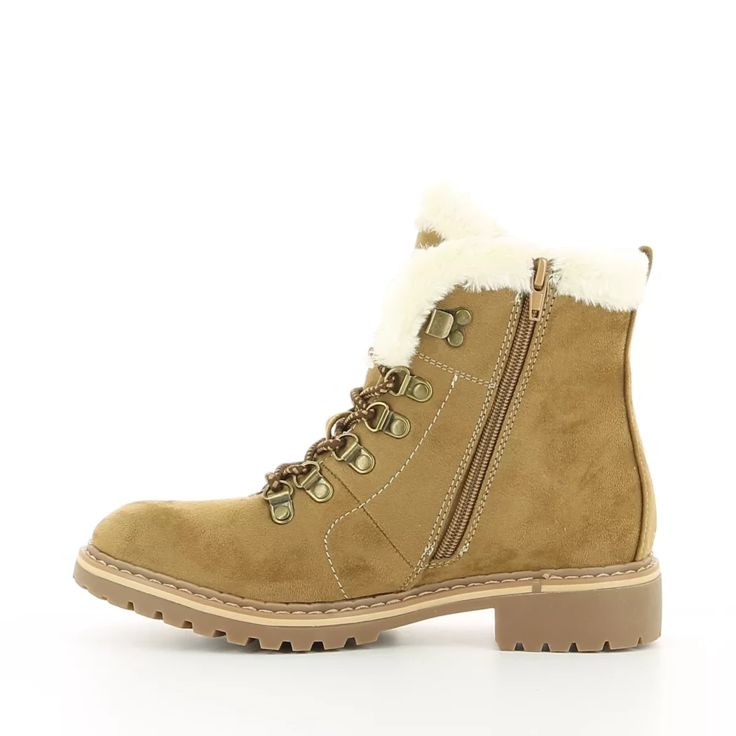 Image (4) de la chaussures Cimarron - Bottines Cuir naturel / Cognac en Cuir synthétique