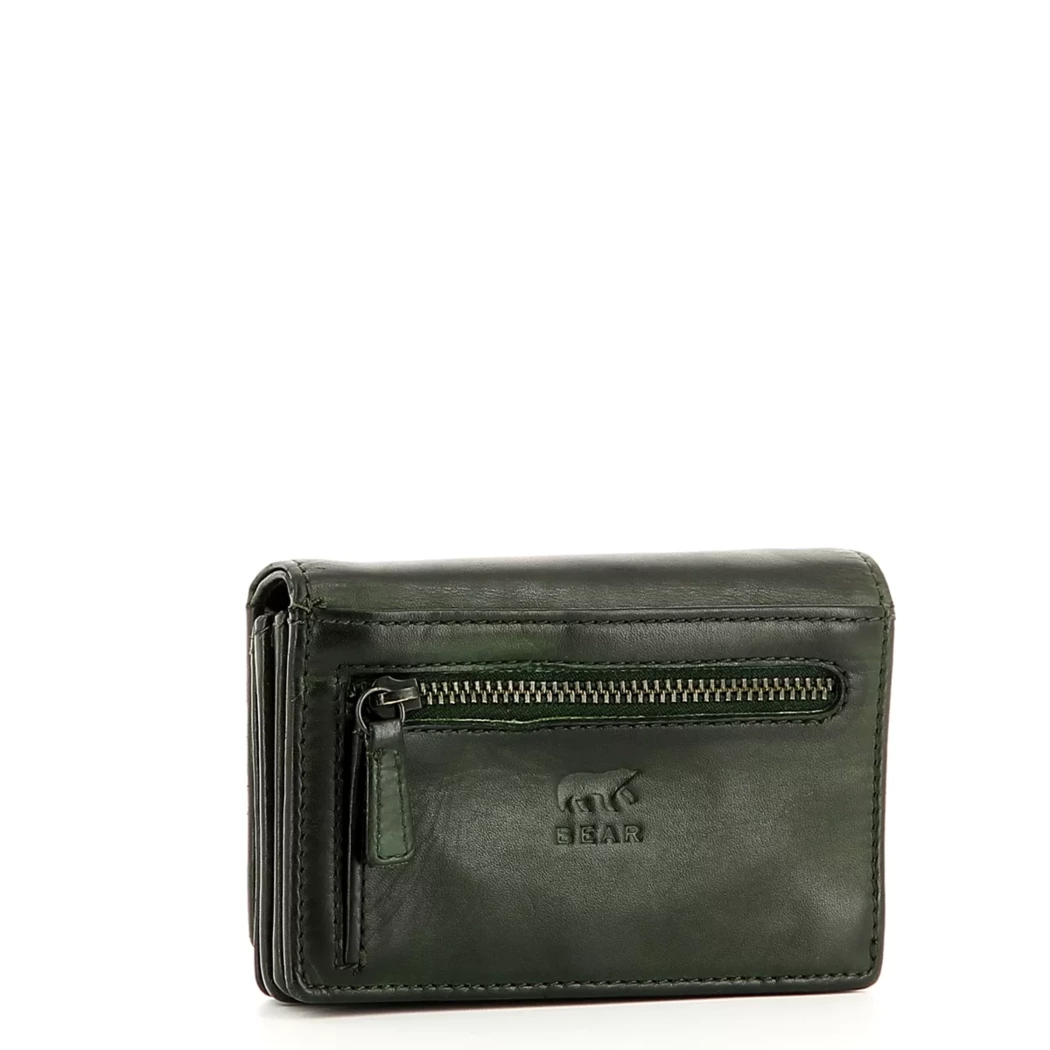 Image (5) de la chaussures Beardesign - Portefeuilles et Pochettes Vert en Cuir