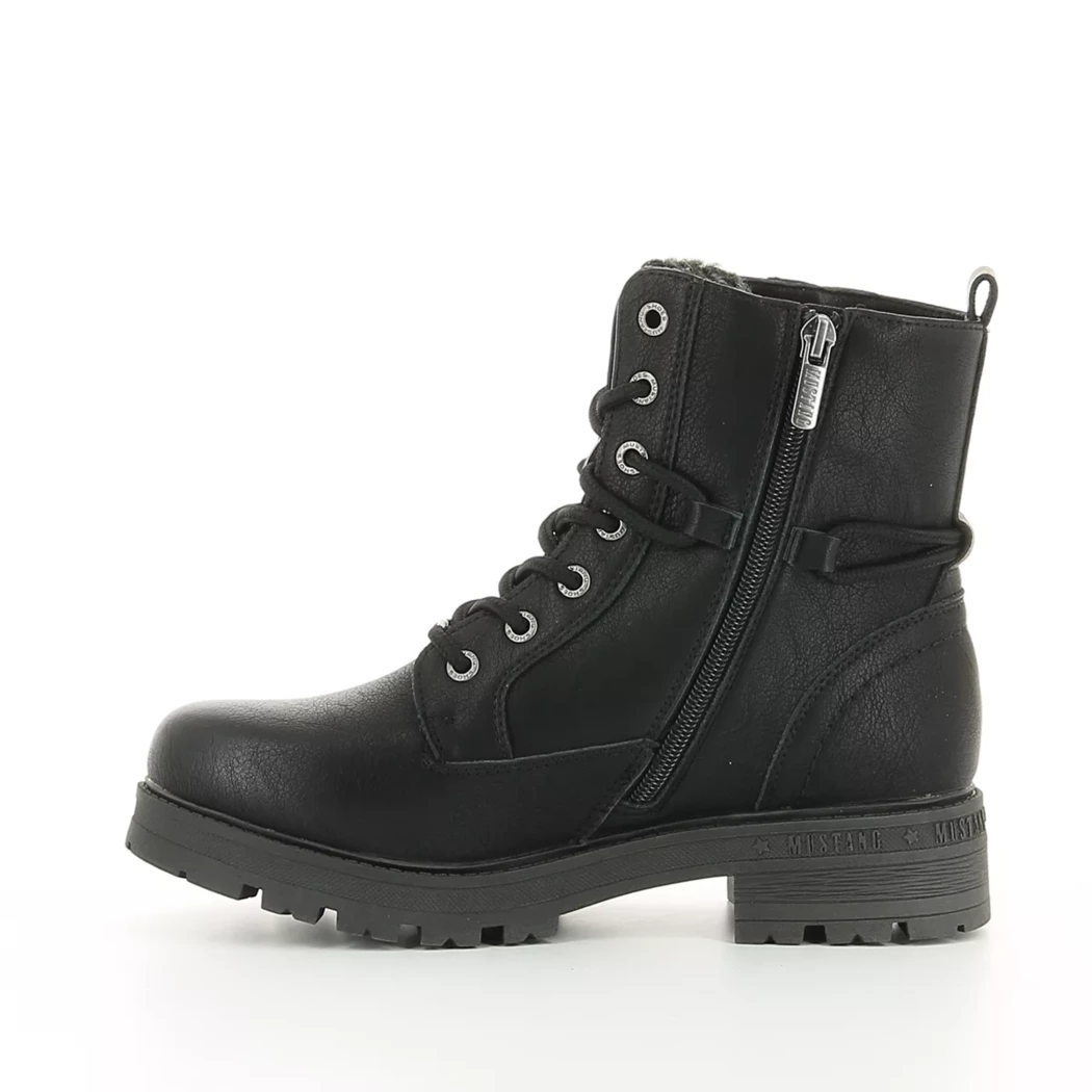 Image (4) de la chaussures Mustang - Bottines Noir en Cuir synthétique