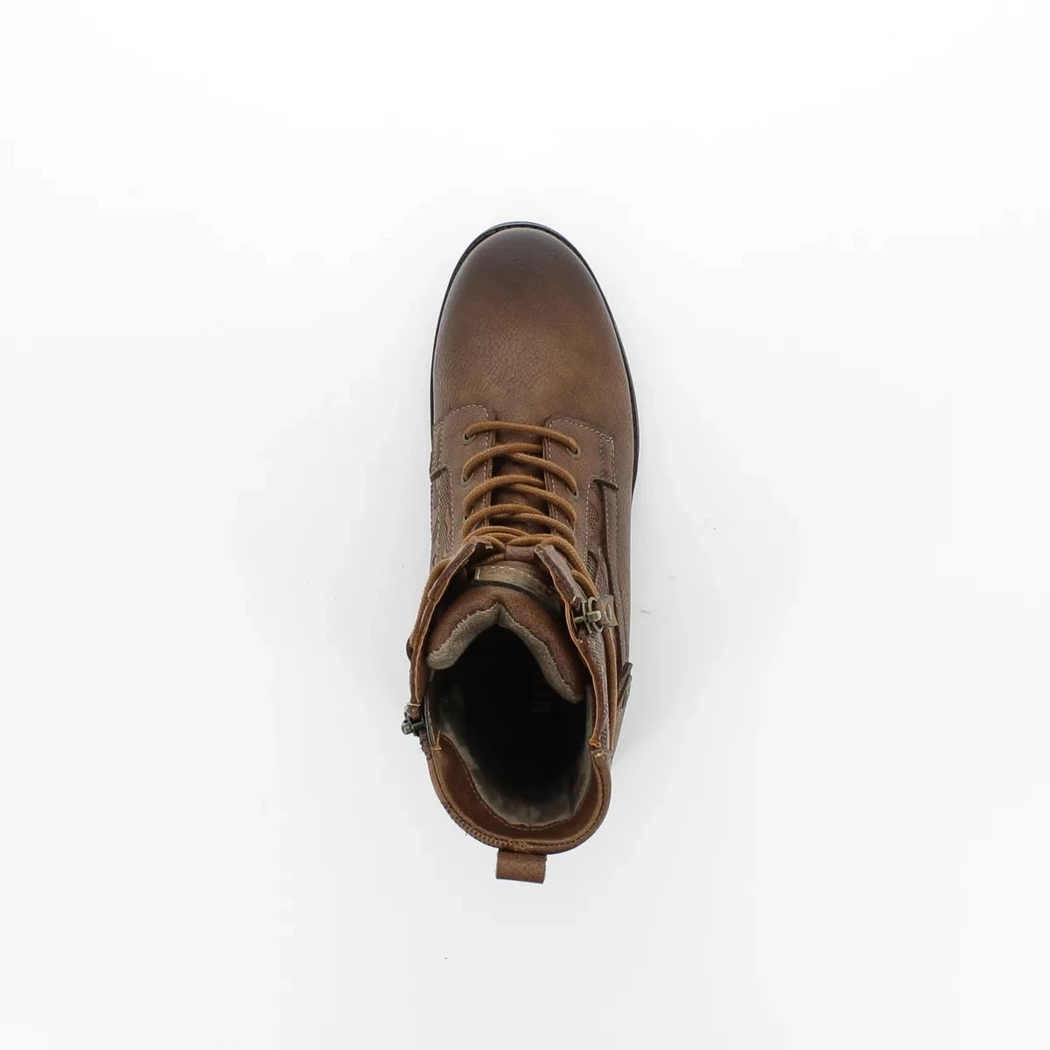 Image (6) de la chaussures Mustang - Bottines Cuir naturel / Cognac en Cuir synthétique