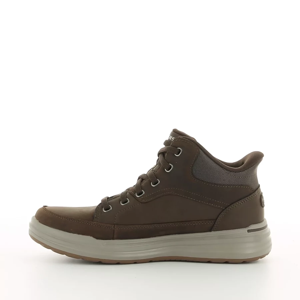 Image (4) de la chaussures Skechers - Bottines Marron en Cuir synthétique