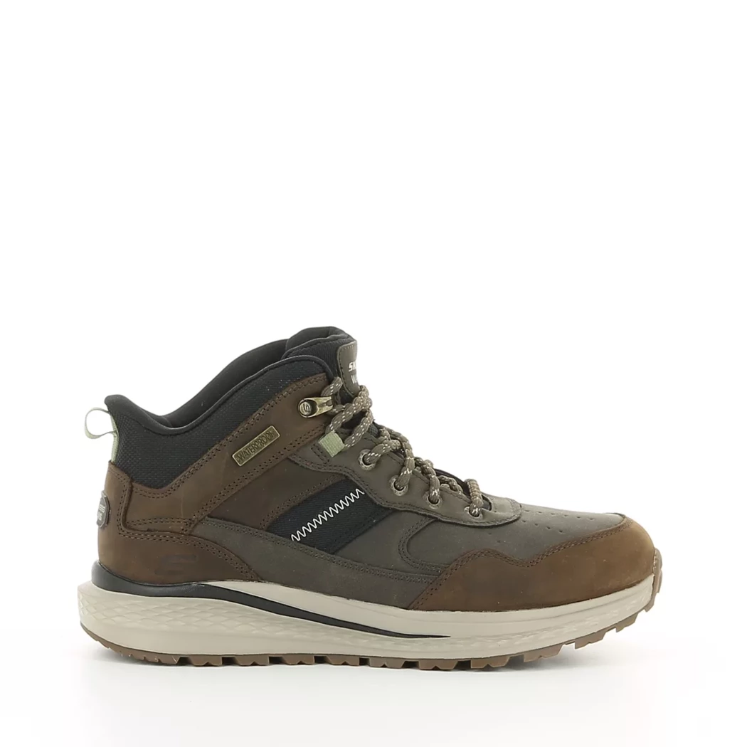 Image (2) de la chaussures Skechers - Bottines Marron en Cuir synthétique