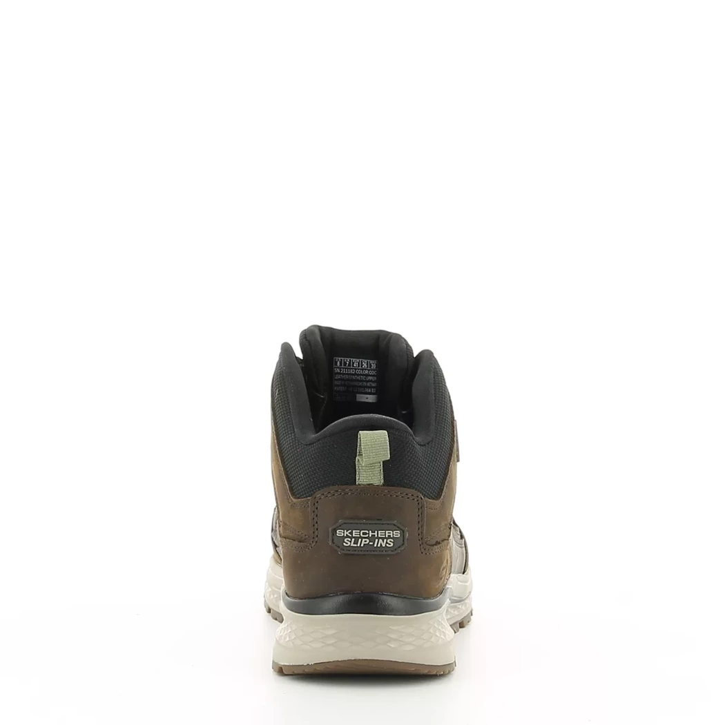 Image (3) de la chaussures Skechers - Bottines Marron en Cuir synthétique