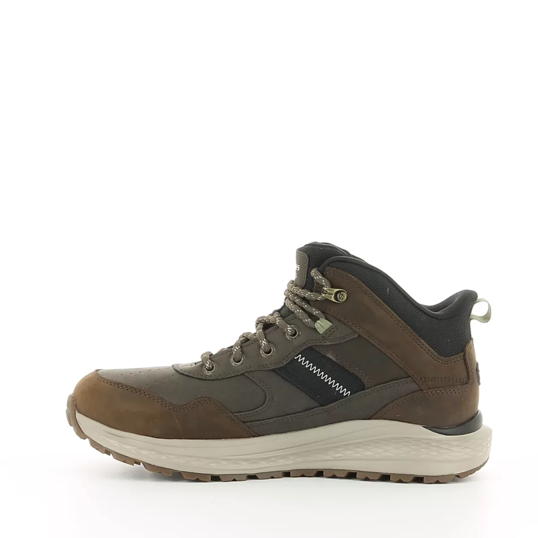 Image (4) de la chaussures Skechers - Bottines Marron en Cuir synthétique