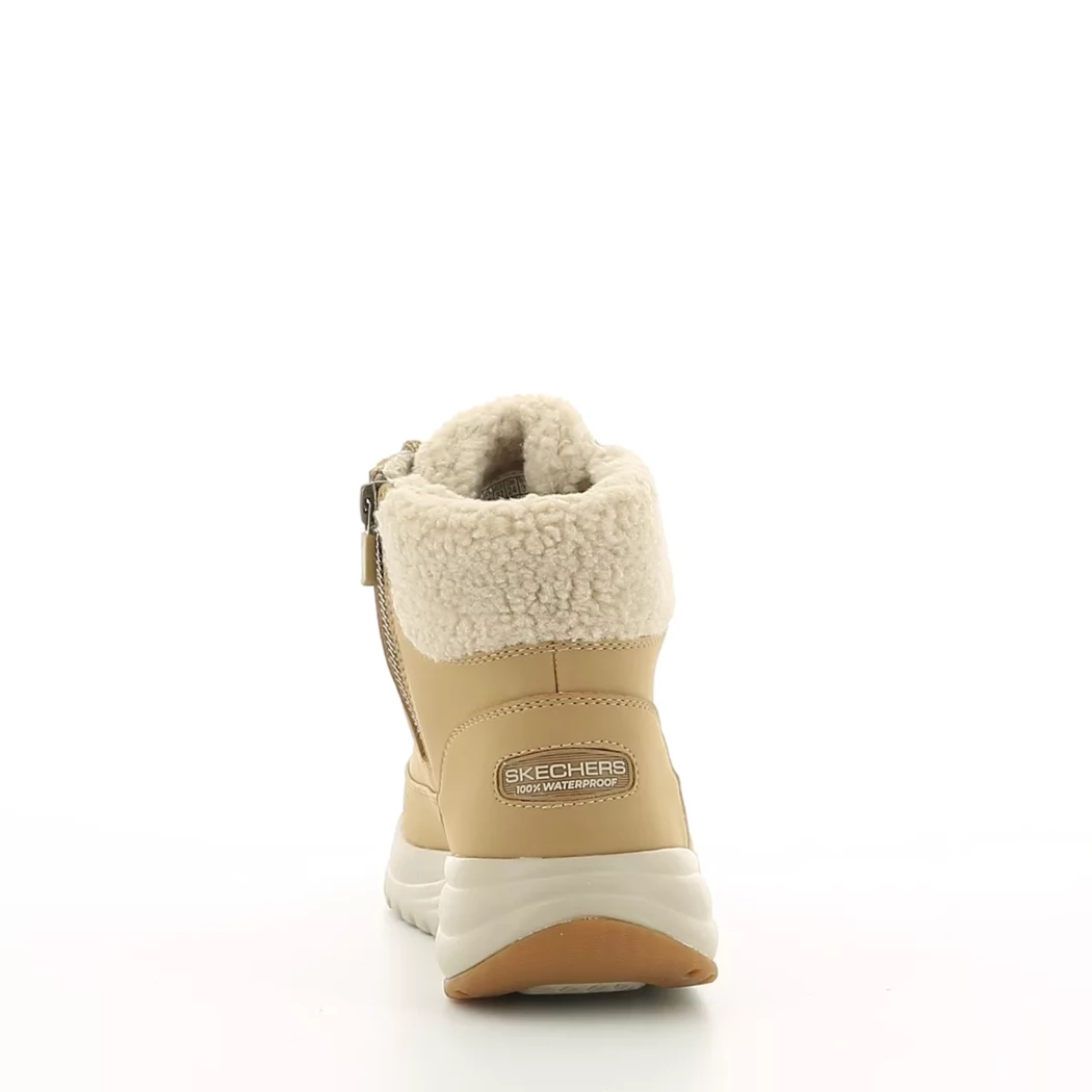 Image (3) de la chaussures Skechers - Bottines Taupe en Cuir synthétique