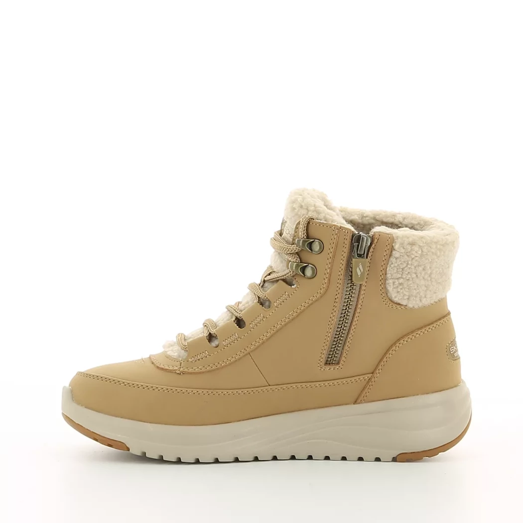 Image (4) de la chaussures Skechers - Bottines Taupe en Cuir synthétique