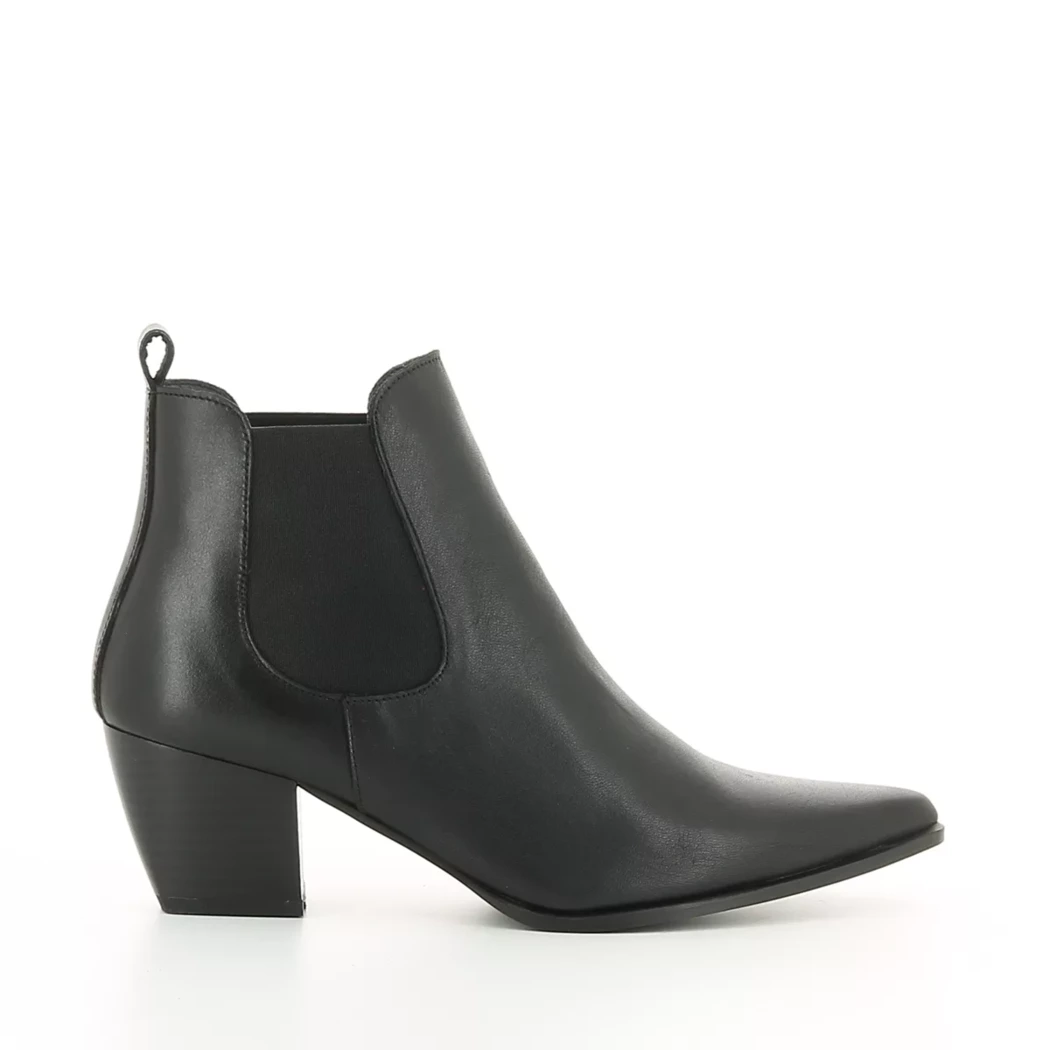 Image (2) de la chaussures Nuit Platine - Boots Noir en Cuir Image (2) de la chaussures Nuit Platine - Boots Noir en Cuir