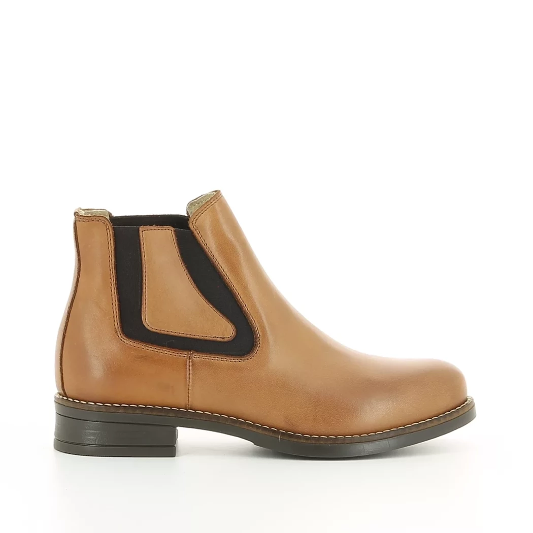 Image (2) de la chaussures Simplement B - Boots Cuir naturel / Cognac en Cuir Image (2) de la chaussures Simplement B - Boots Cuir naturel / Cognac en Cuir