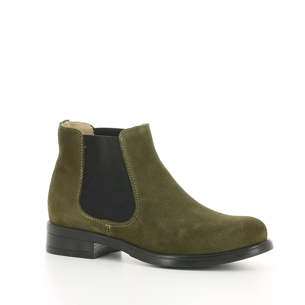 Image (1) de la chaussures Alternative - Boots Vert en Cuir nubuck