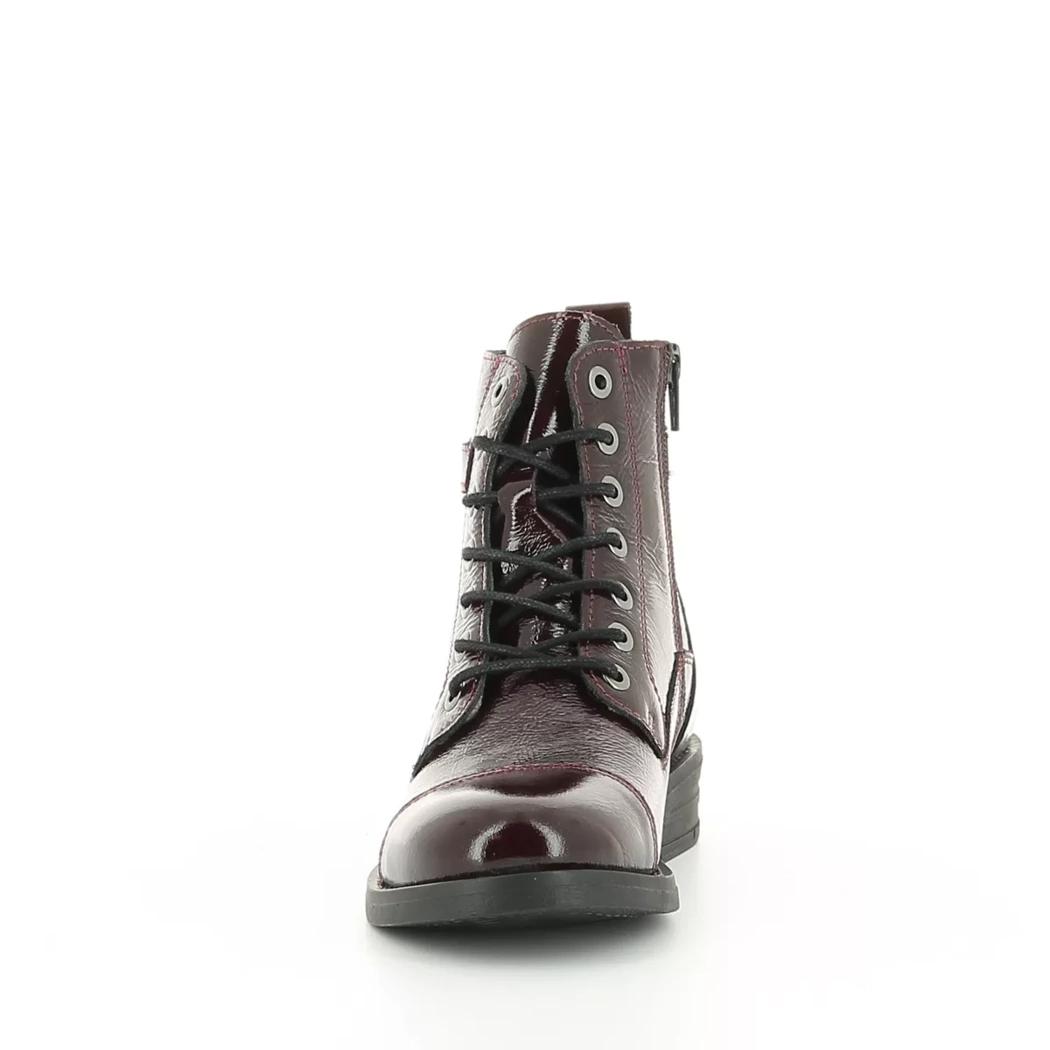 Image (5) de la chaussures Simplement B - Bottines Bordeaux en Cuir vernis Image (5) de la chaussures Simplement B - Bottines Bordeaux en Cuir vernis
