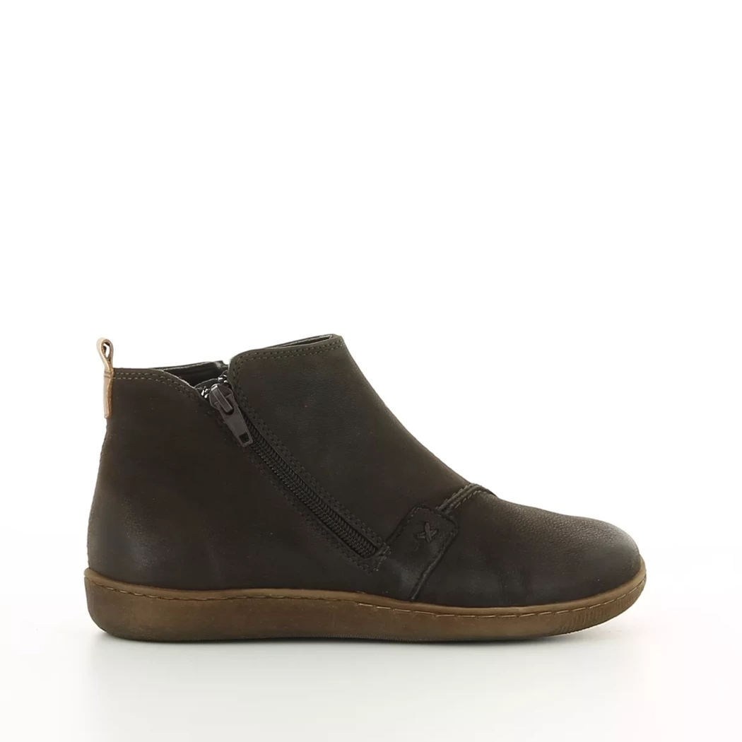 Image (2) de la chaussures Diabolo Studio - Boots Marron en Cuir