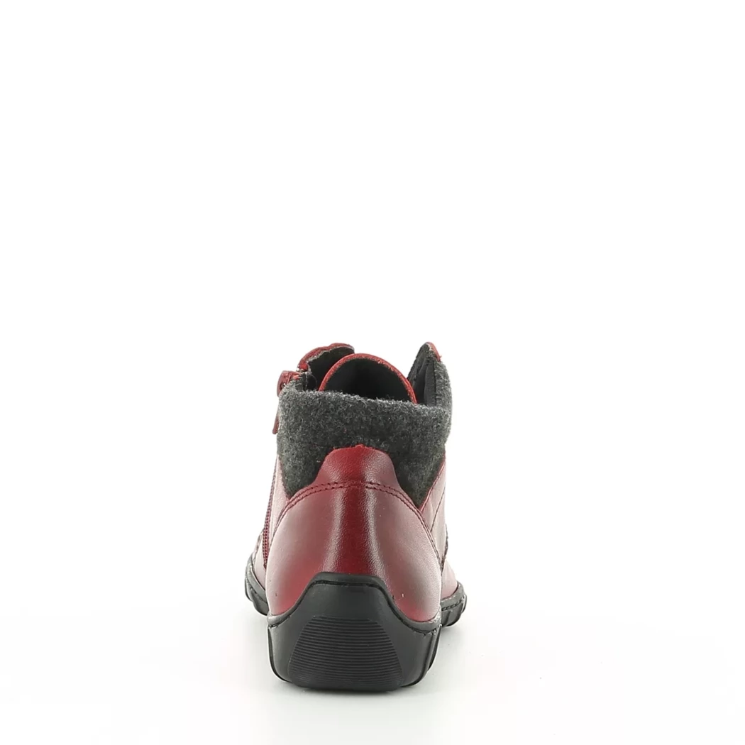 Image (3) de la chaussures Diabolo Studio - Bottines Rouge en Cuir Image (3) de la chaussures Diabolo Studio - Bottines Rouge en Cuir