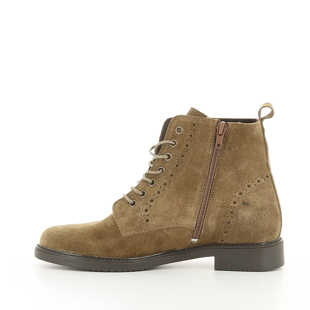 Image (4) de la chaussures Miss Boho - Bottines Taupe en Cuir nubuck