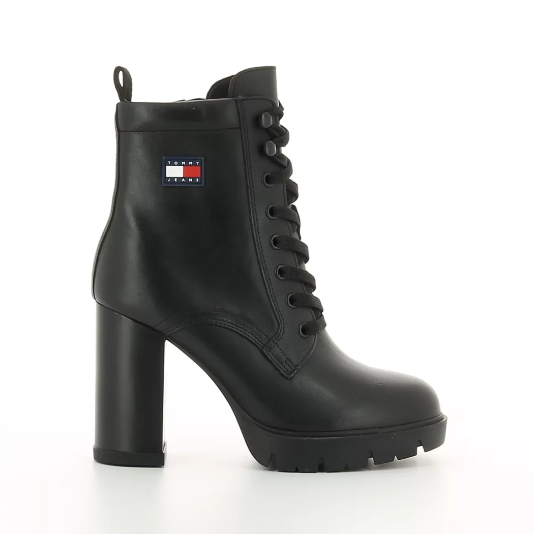 Image (2) de la chaussures Tommy jeans - Bottines Noir en Cuir