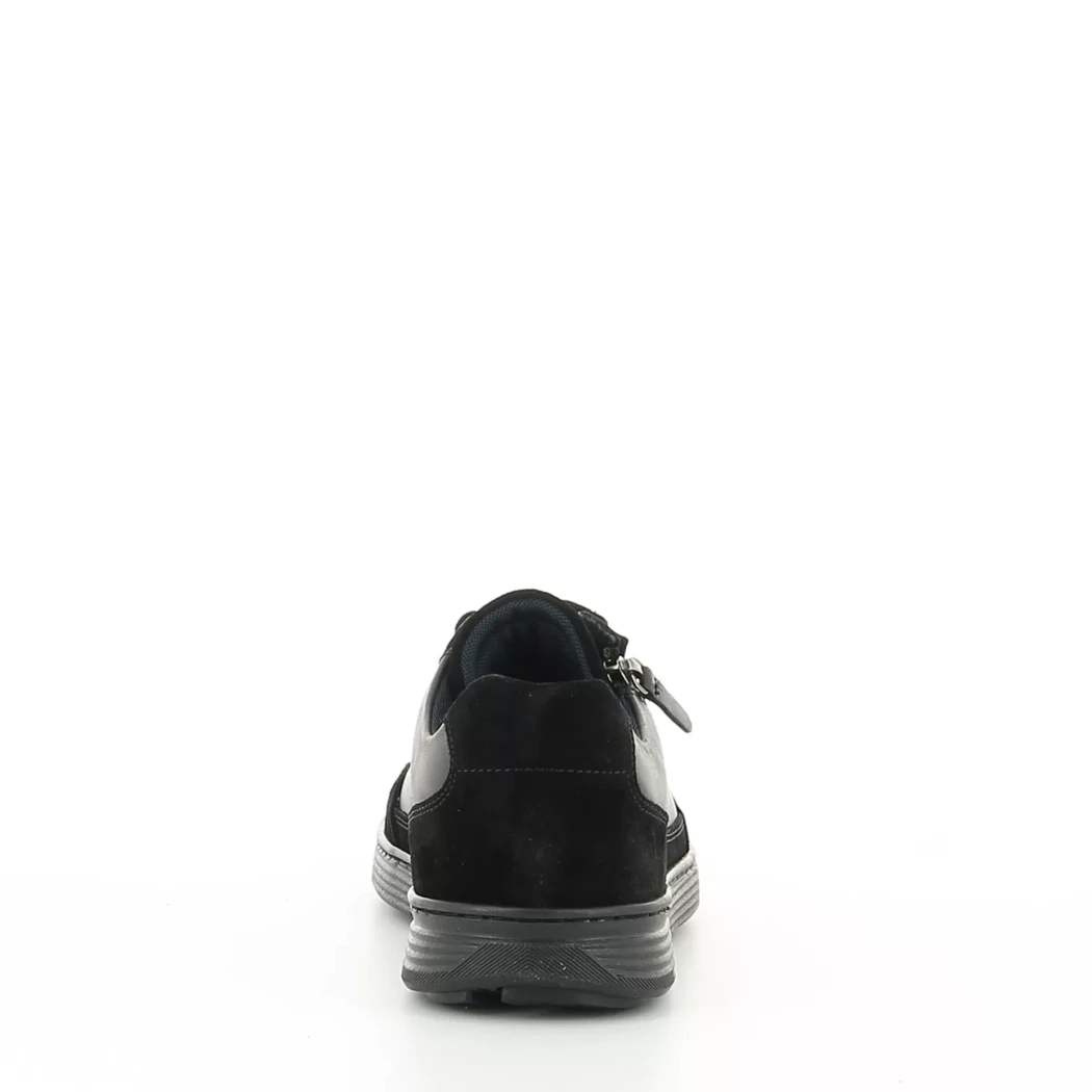 Image (3) de la chaussures Trek Stone - Baskets Noir en Cuir