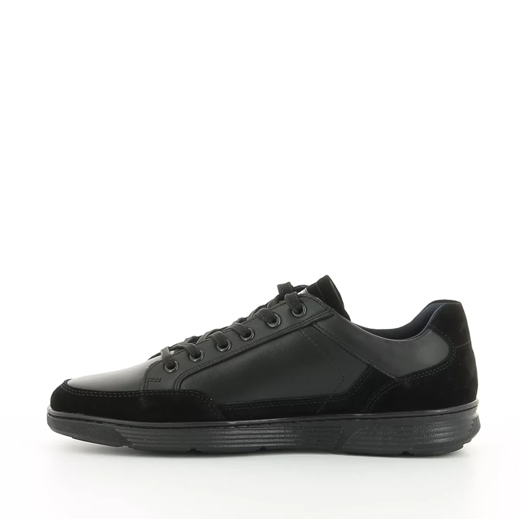 Image (4) de la chaussures Trek Stone - Baskets Noir en Cuir