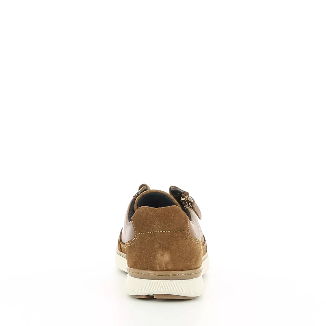 Image (3) de la chaussures Trek Stone - Baskets Cuir naturel / Cognac en Cuir