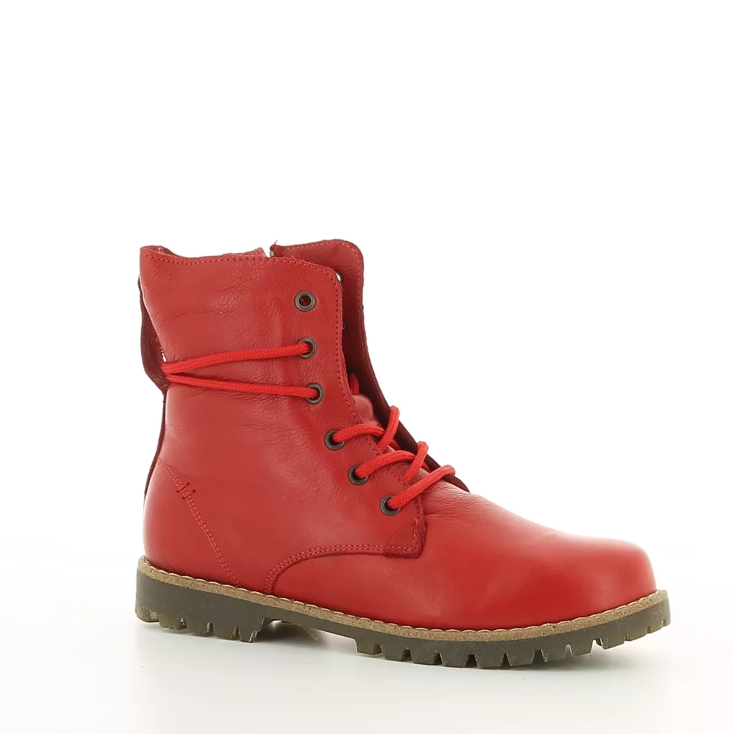 Image (1) de la chaussures Andrea Conti - Bottines Rouge en Cuir