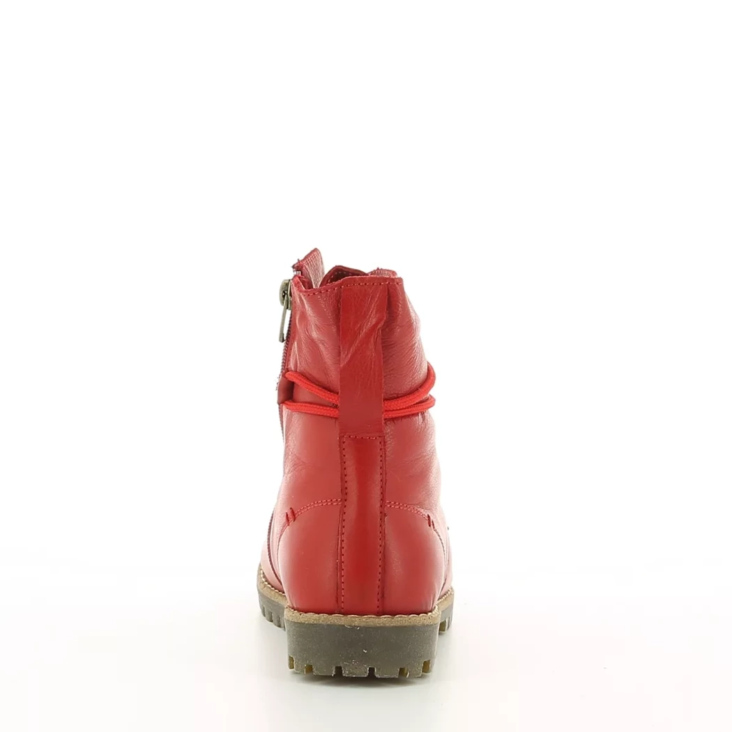 Image (3) de la chaussures Andrea Conti - Bottines Rouge en Cuir