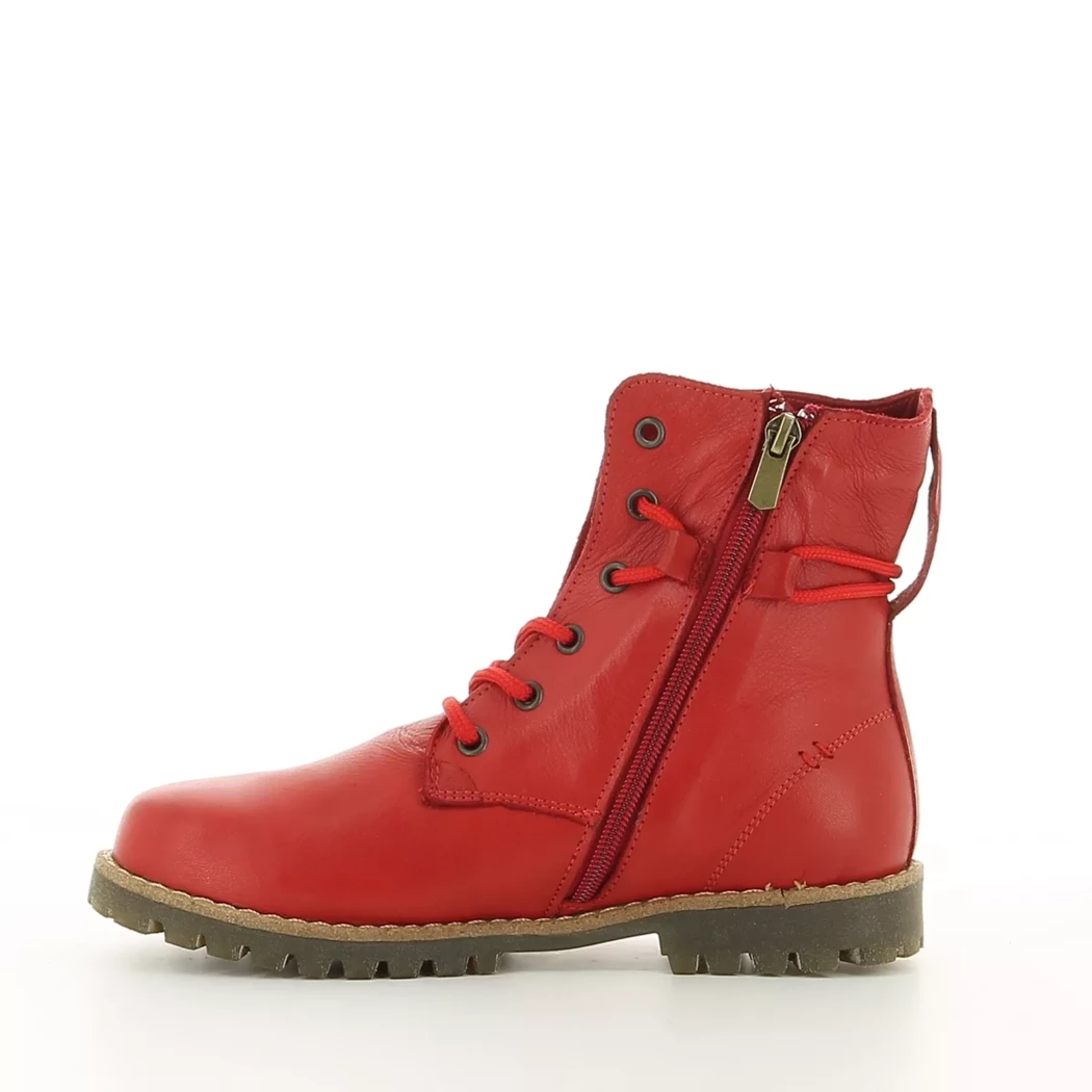 Image (4) de la chaussures Andrea Conti - Bottines Rouge en Cuir