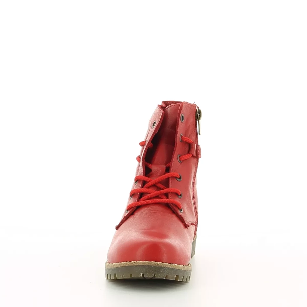 Image (5) de la chaussures Andrea Conti - Bottines Rouge en Cuir