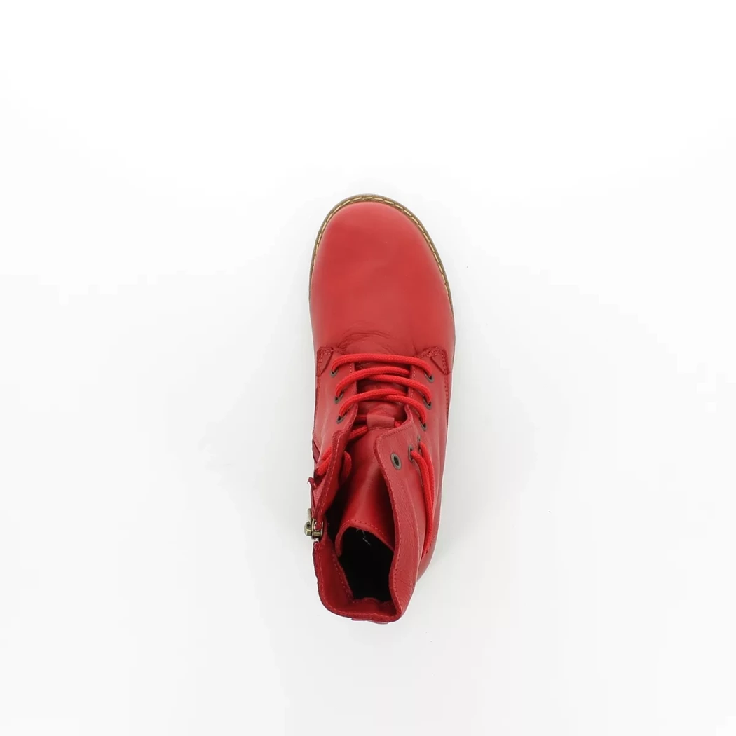 Image (6) de la chaussures Andrea Conti - Bottines Rouge en Cuir