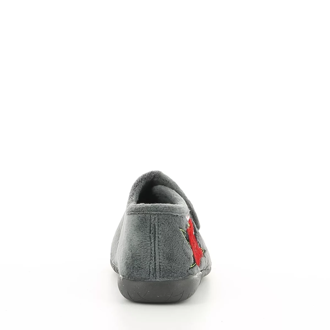 Image (3) de la chaussures Vul ladi - Pantoufles et Chaussons Gris en Textile