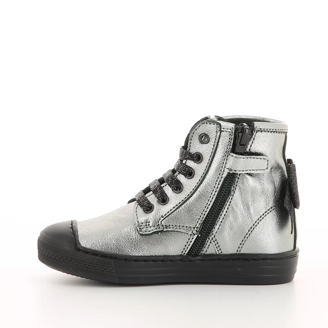 Image (4) de la chaussures Pretty Shoes - Bottines Argent en Cuir Image (4) de la chaussures Pretty Shoes - Bottines Argent en Cuir
