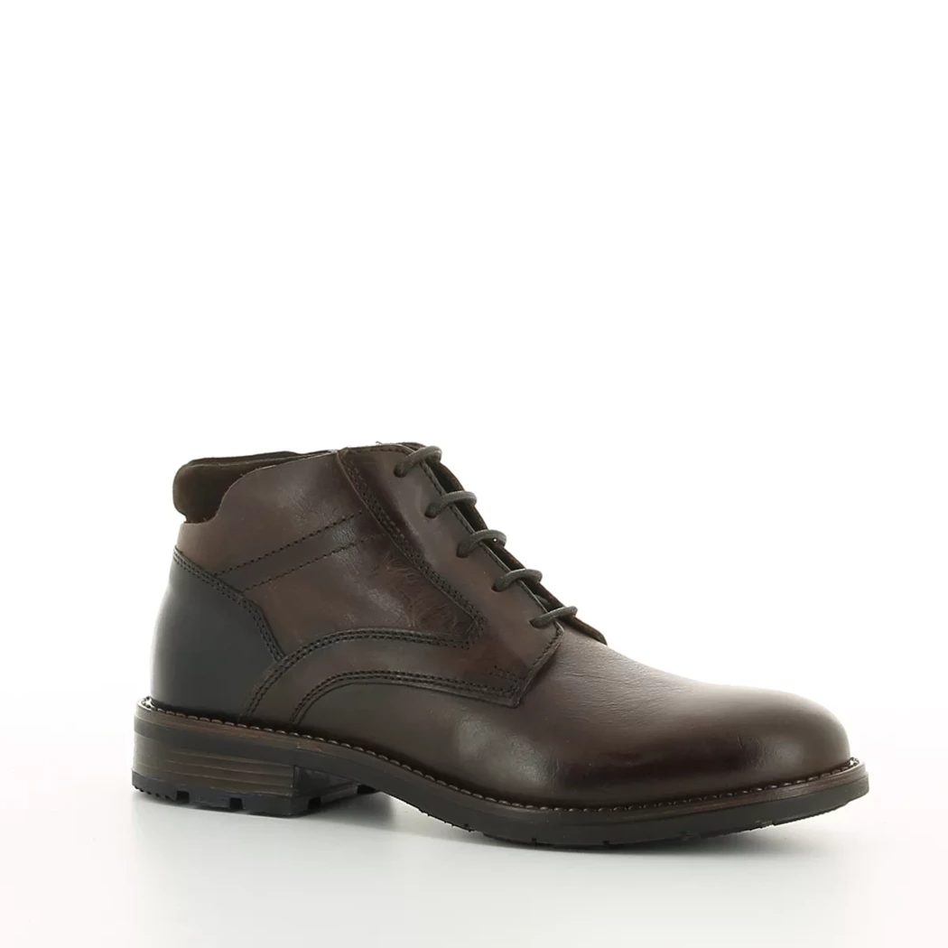 Image (1) de la chaussures Midtown District - Bottines Marron en Cuir