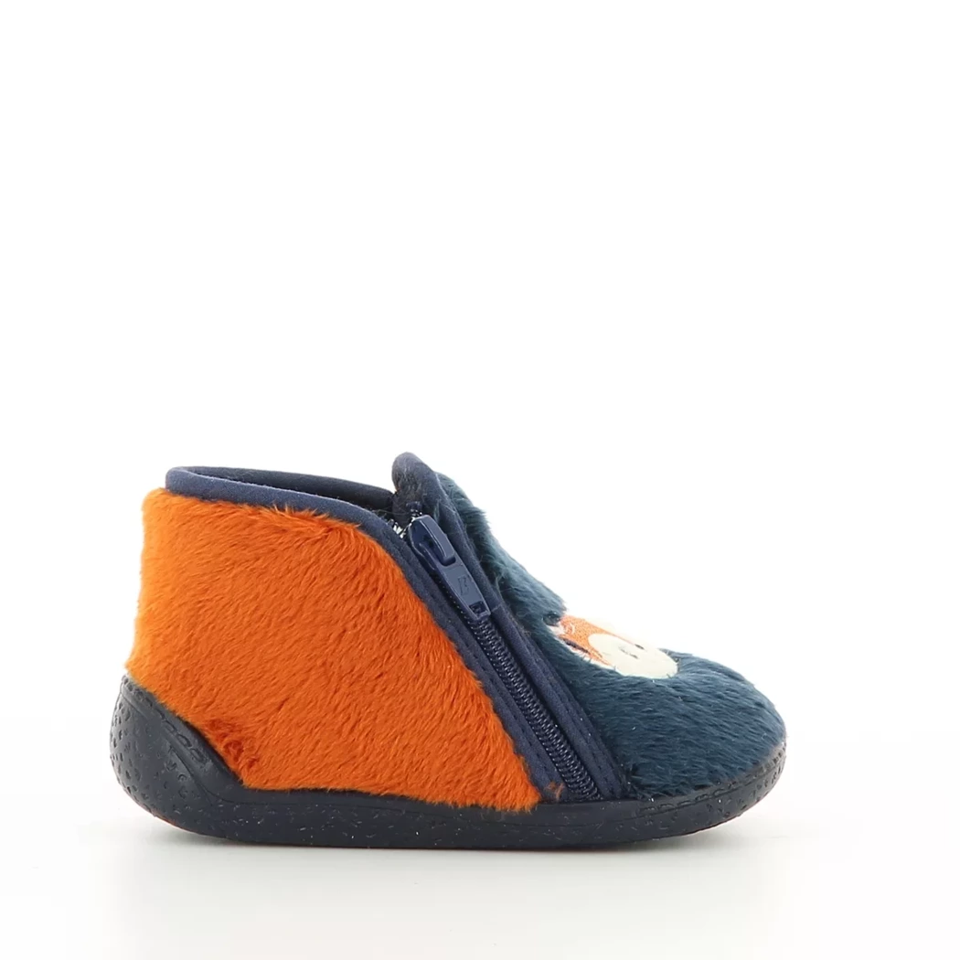 Image (2) de la chaussures Bossi - Pantoufles et Chaussons Bleu en Textile