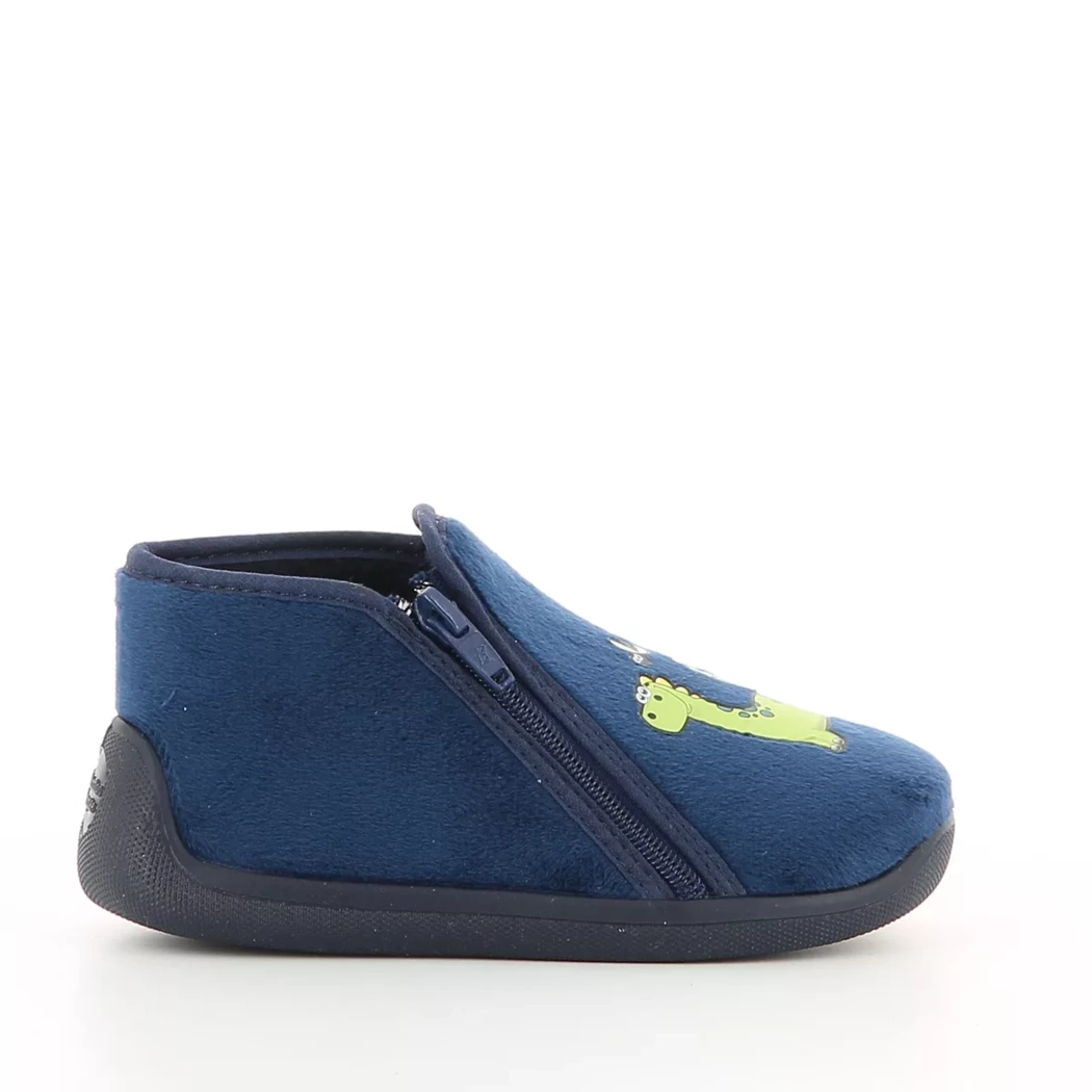 Image (2) de la chaussures Bossi - Pantoufles et Chaussons Bleu en Textile