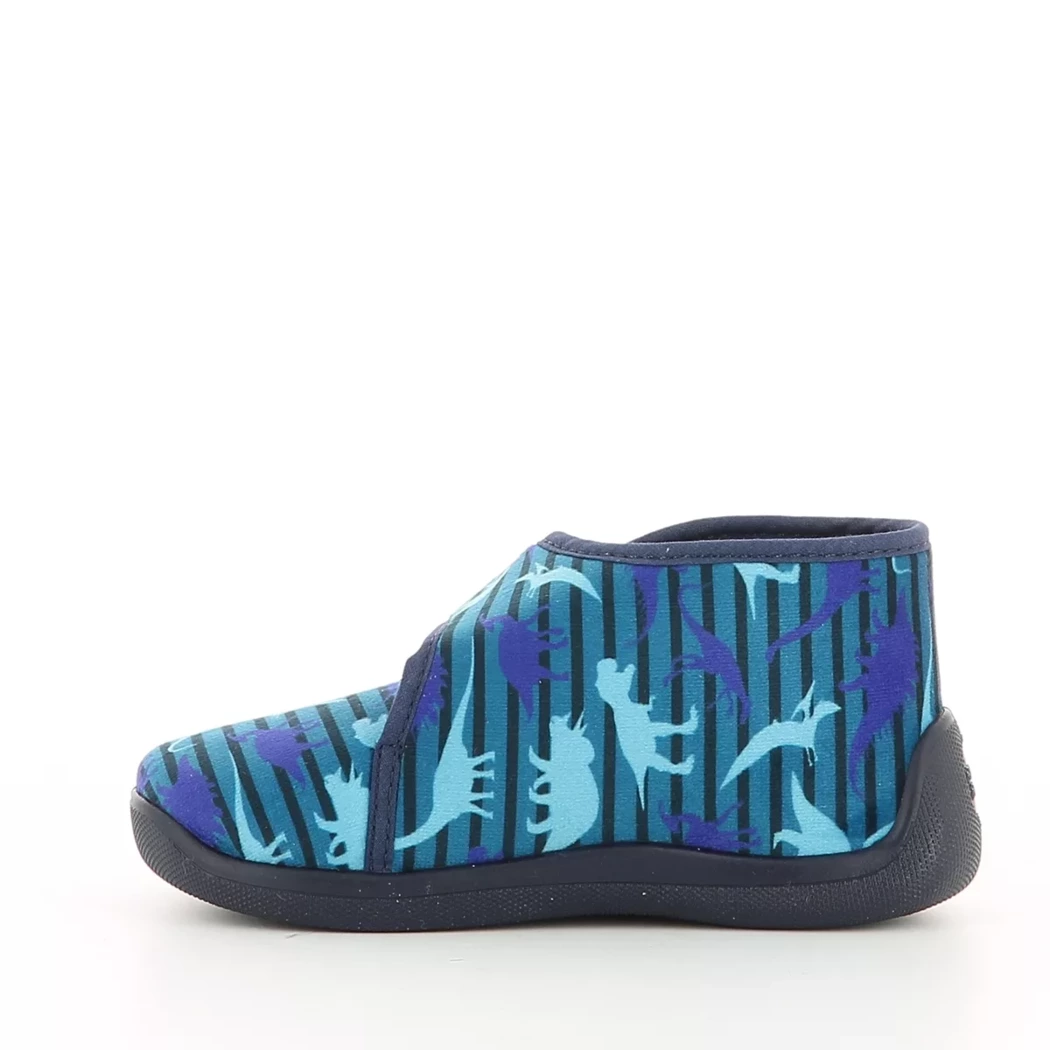 Image (4) de la chaussures Bossi - Pantoufles et Chaussons Bleu en Textile