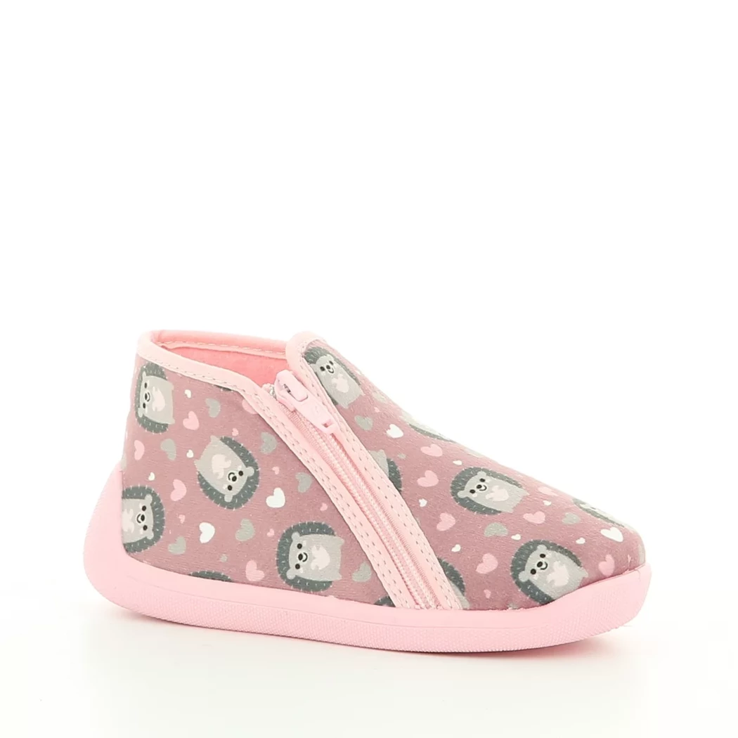 Image (1) de la chaussures Bossi - Pantoufles et Chaussons Rose en Textile