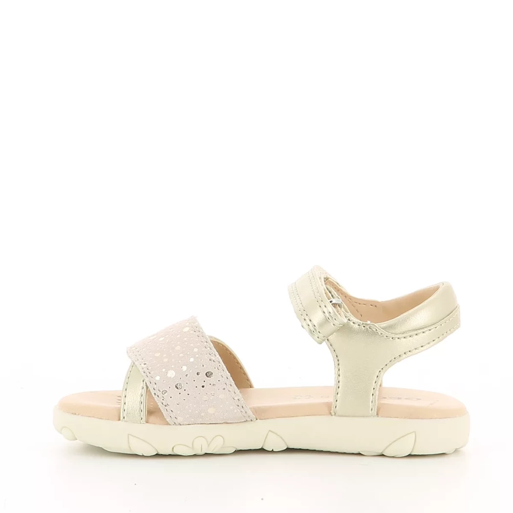 Image (4) de la chaussures Geox - Sandales et Nu-Pieds Or / Bronze / Platine en Cuir synthétique