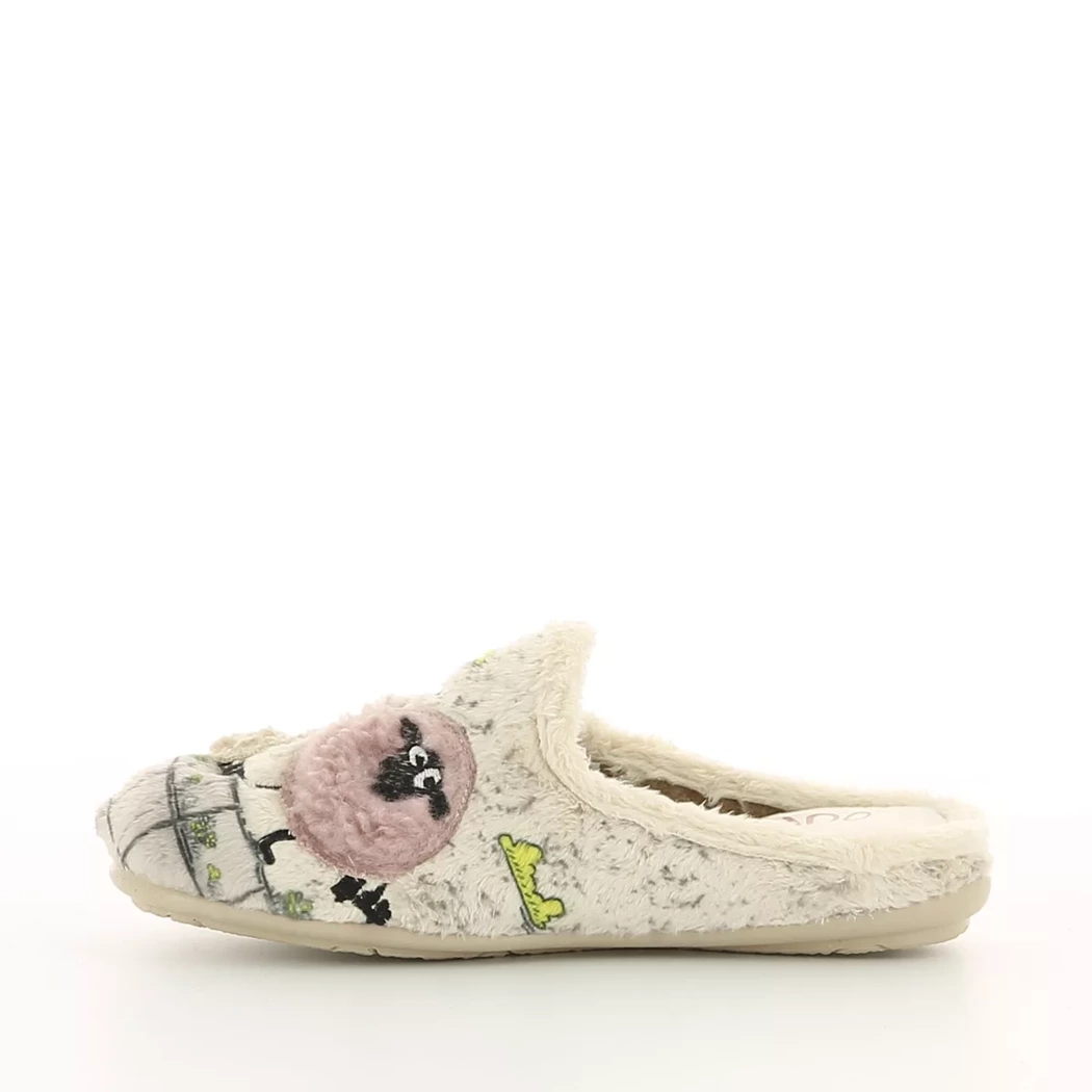 Image (4) de la chaussures OUF!... - Pantoufles et Chaussons Beige en Textile Image (4) de la chaussures OUF!... - Pantoufles et Chaussons Beige en Textile